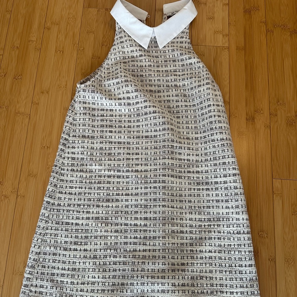 Zara Elegant white collar dress